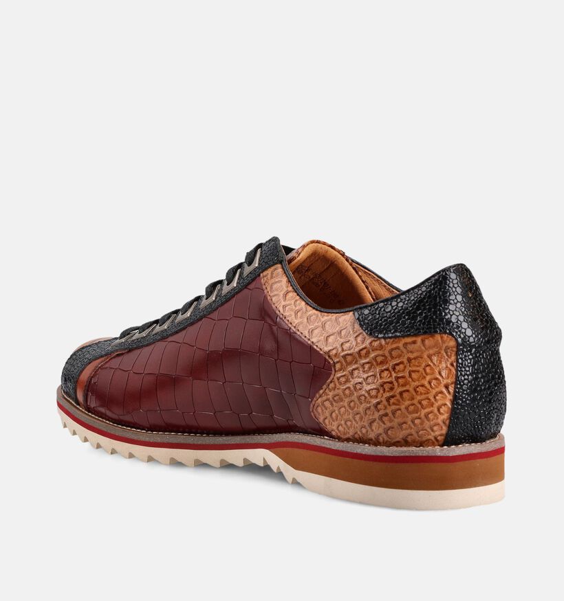 Enzo Vita Achille 18 Bordeaux Veterschoenen voor heren (382289) - geschikt voor steunzolen
