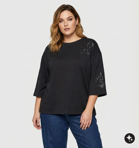 Vero Moda Curve Truien Zwart