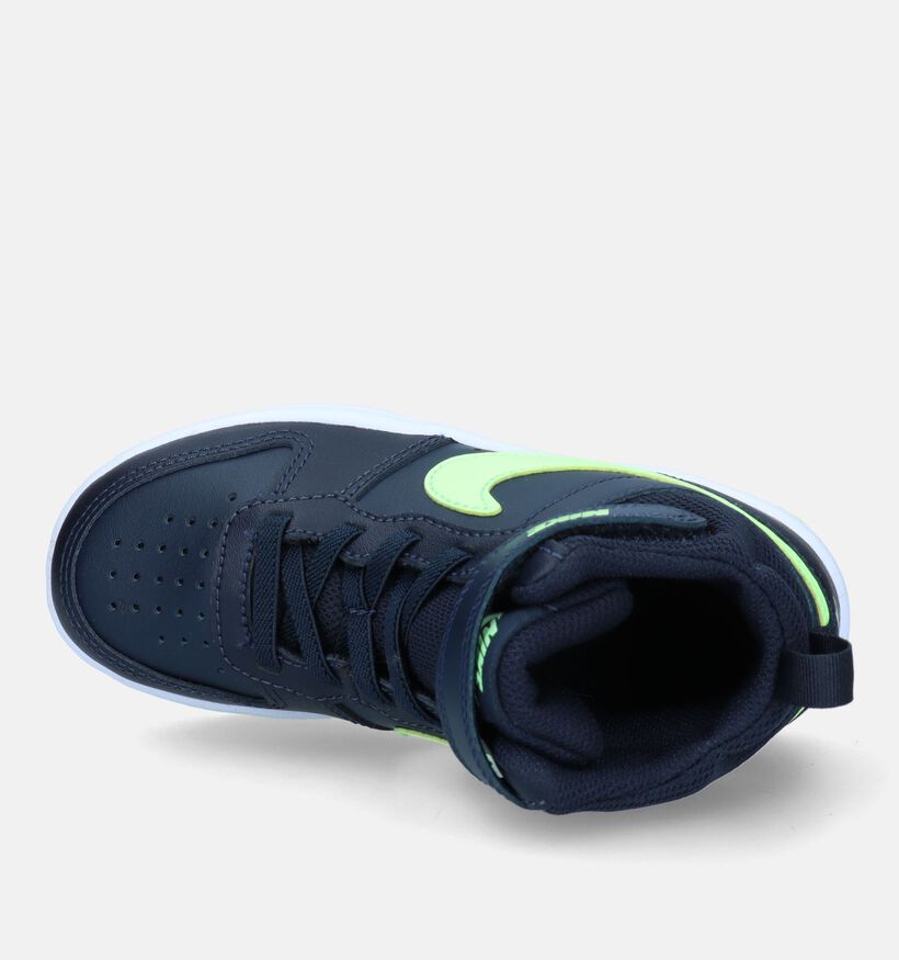 Nike Court Borough Mid 2 Witte Sneakers voor jongens, meisjes (341569) - geschikt voor steunzolen