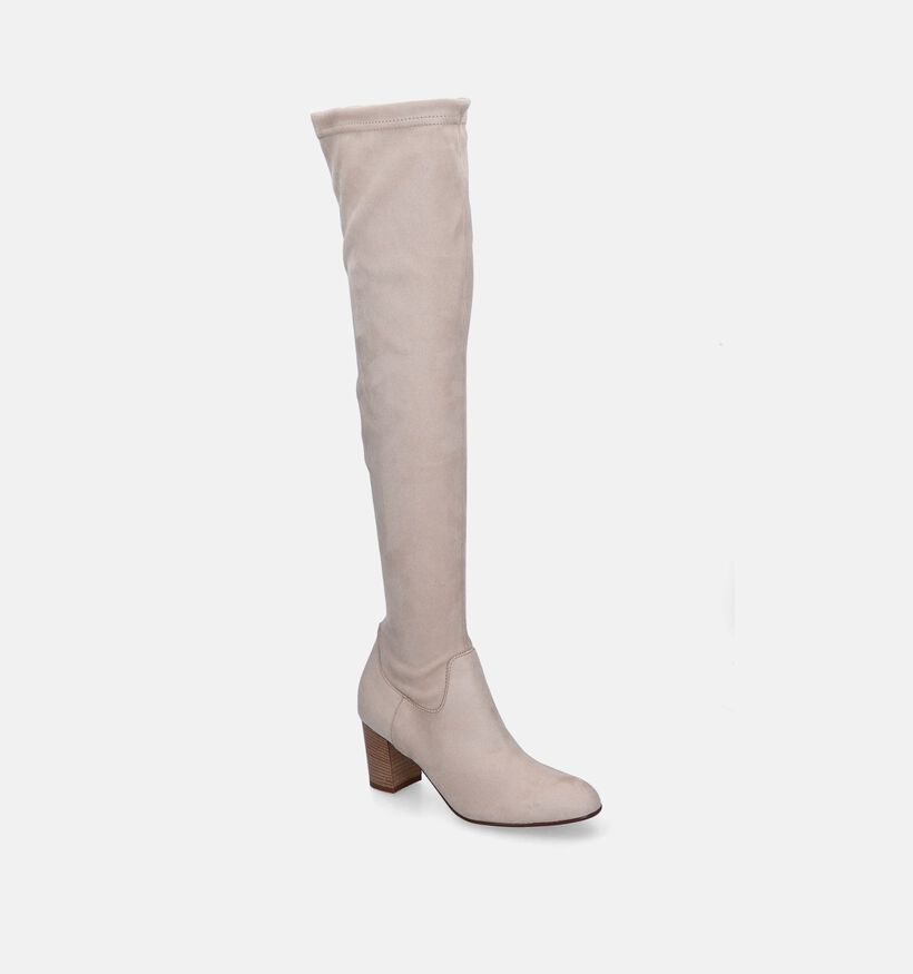 Essenza Equilia Beige Overknee Laazen voor dames (315992)