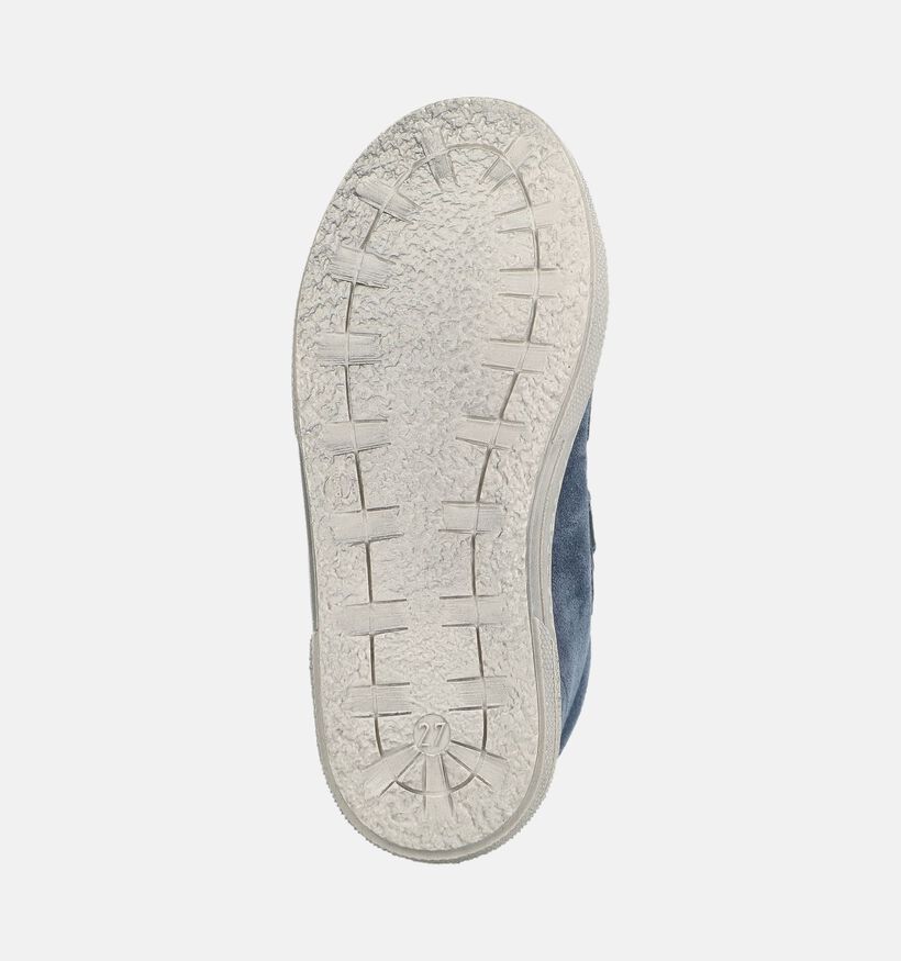 STONES and BONES Rosti Blauwe Sneakers met Velcro voor jongens (380795) - geschikt voor steunzolen