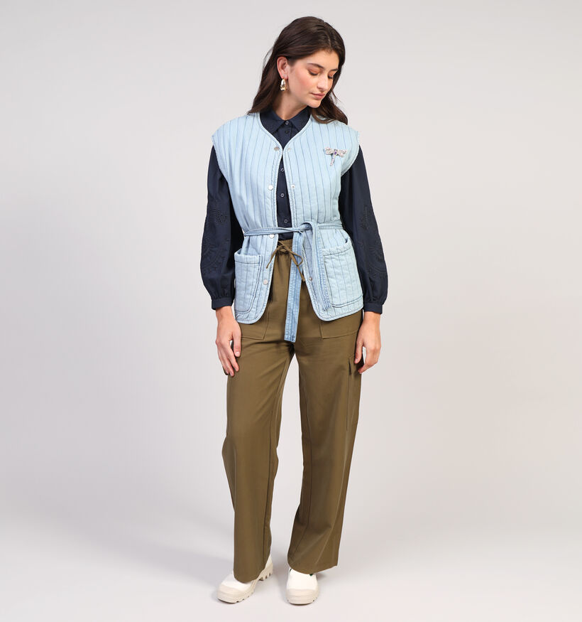 Orfeo Lali Veste courte sans manches en Bleu pour femmes (358547)