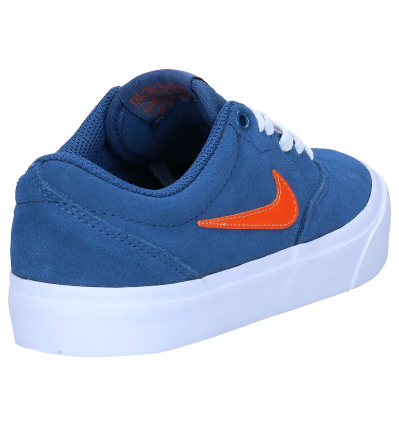 Nike SB Charge Baskets en Noir en nubuck (274612)