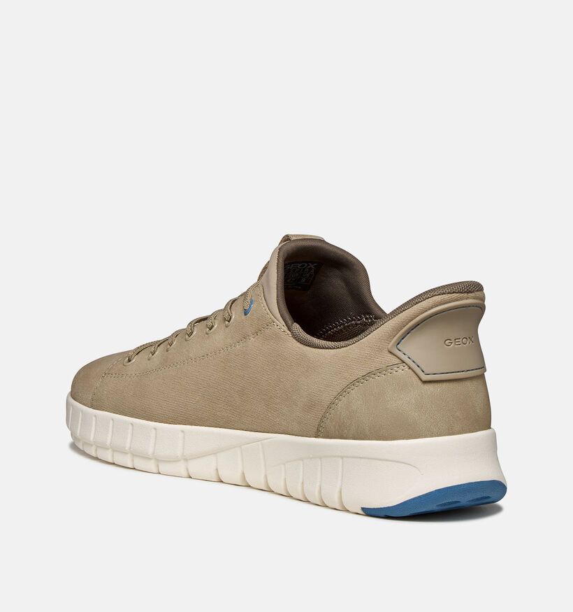 Geox Flextride Plus Slip-ons en Beige pour hommes (367989) - pour semelles orthop&eacute;diques