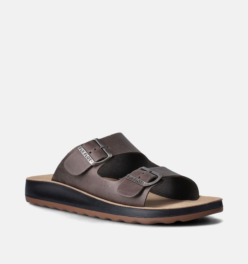 Fly Flot Bruine Slippers voor heren (357866)