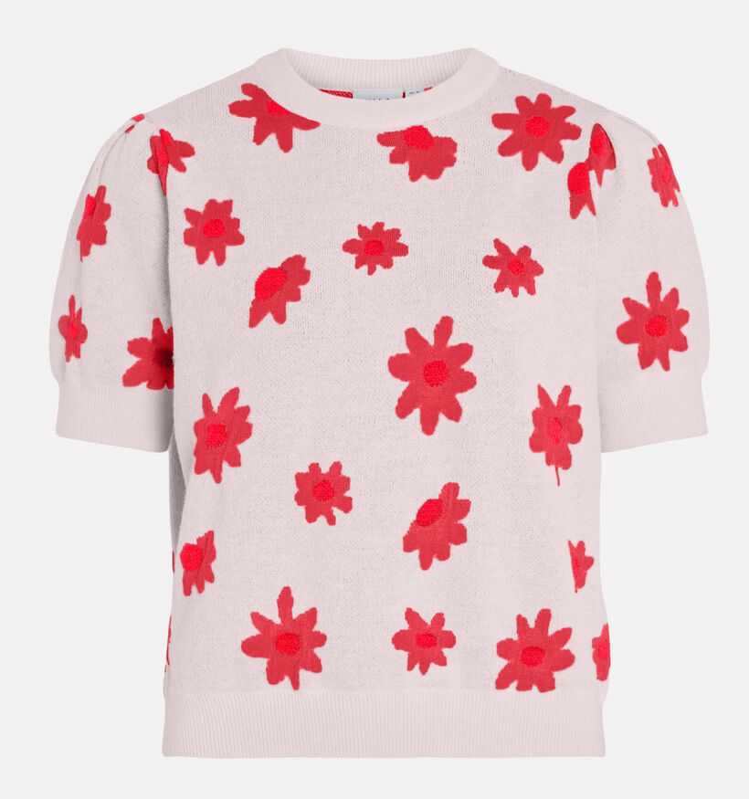 Vila Mavis Roze Pull met Korte Mouwen voor dames (374835)