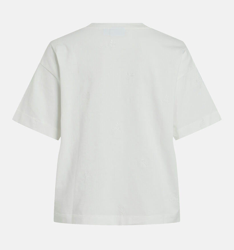 Vila Monie Flower Wit T-shirt voor dames (357358)