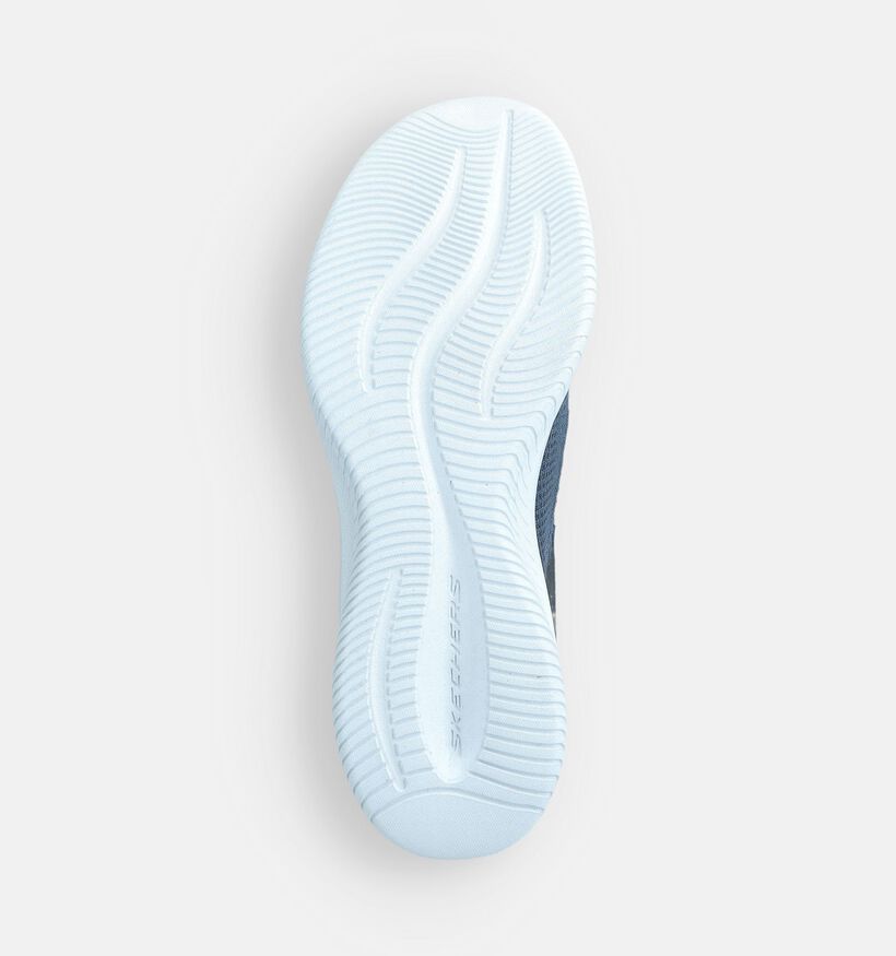 Skechers Ultra Flex 4.0 Blauwe Slip-in Sneakers voor dames (367829)