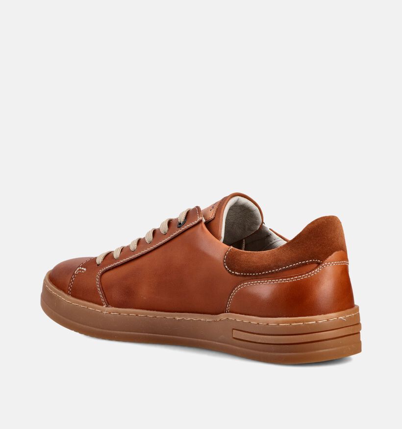 Pikolinos Xativa Cognac Rits-Veterschoenen voor heren (370606) - geschikt voor steunzolen