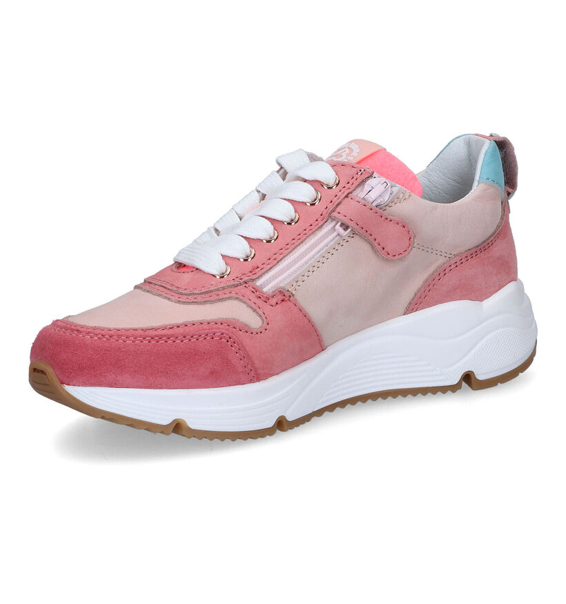 STONES and BONES Falcan Chaussures à lacets en Rose pour filles (303721) - pour semelles orthopédiques