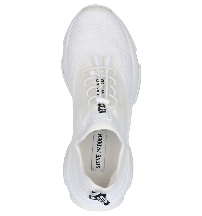 Steve Madden Match Baskets en Blanc en textile (267442)