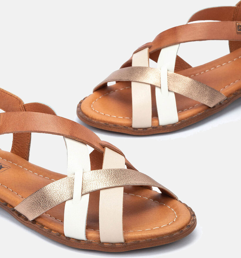 Pikolinos Algar Sandales plates en Blanc pour femmes (370528)