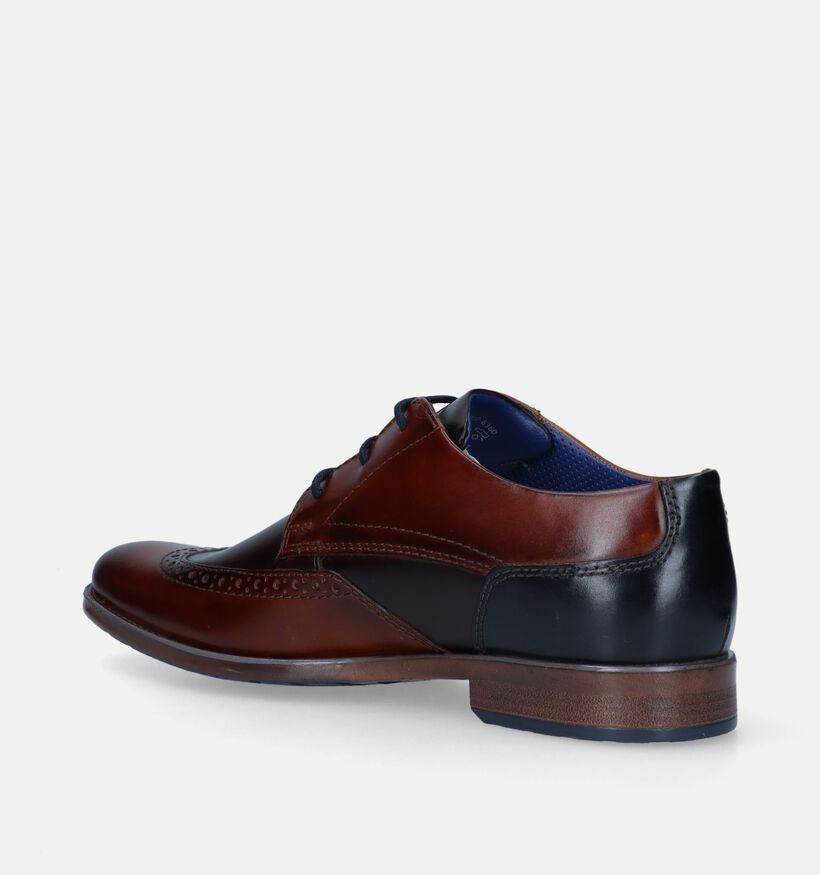 Bugatti Licio Cognac Geklede Schoenen voor heren (343735)