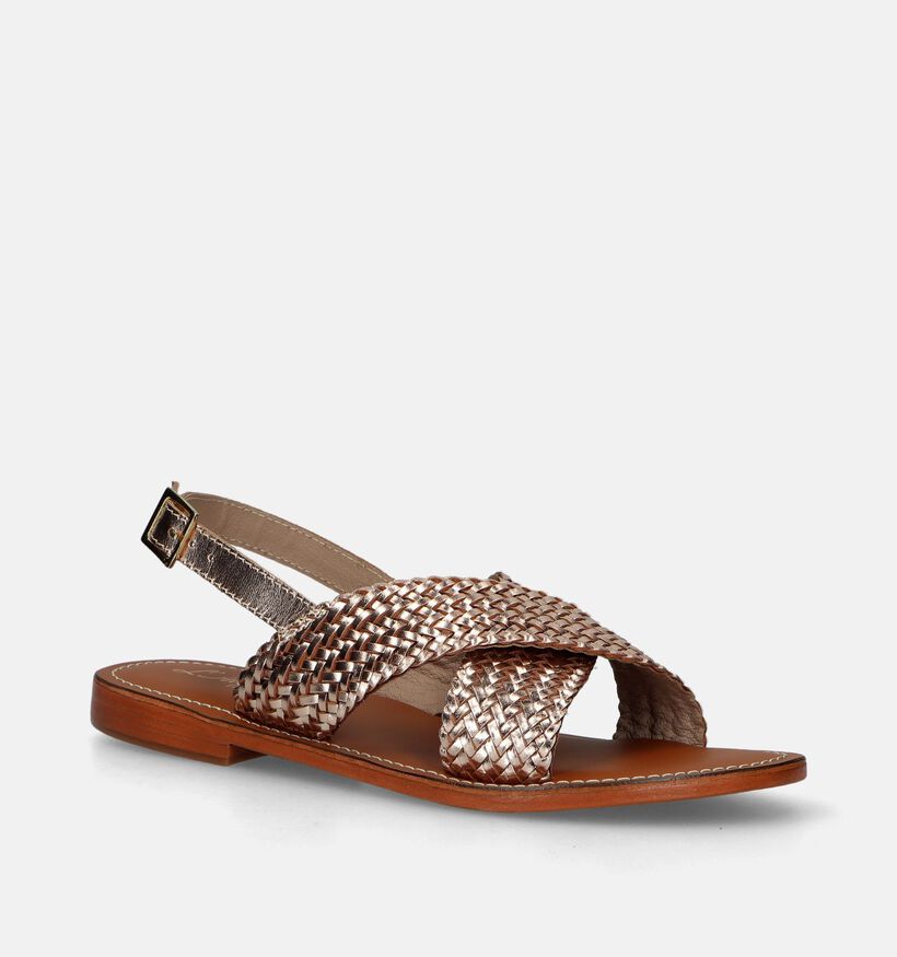 Atelier Tropézien Gouden Sandalen voor dames (341126)