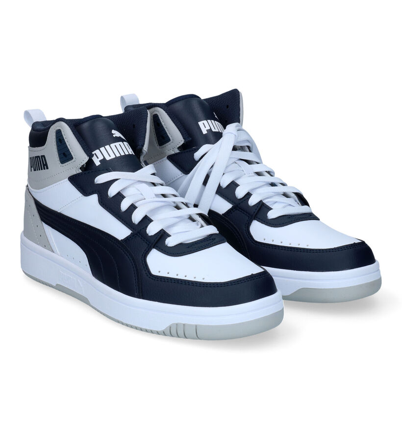 Puma Rebound Joy Baskets en Gris pour hommes (311249) - pour semelles orthopédiques