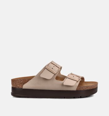Birkenstock Arizona Slippers Black/Sandcastle
