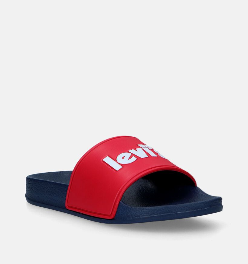 Levi's Pool 2.0 Blauwe Badslippers voor jongens, meisjes (338605)