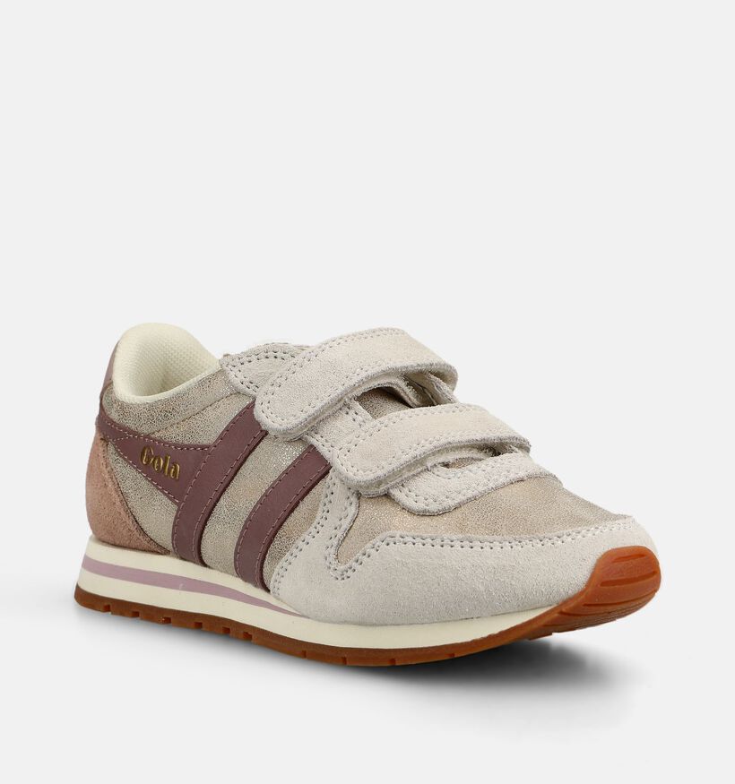 Gola Daytona Blaze Strap Baskets basses en Or pour filles (376292)