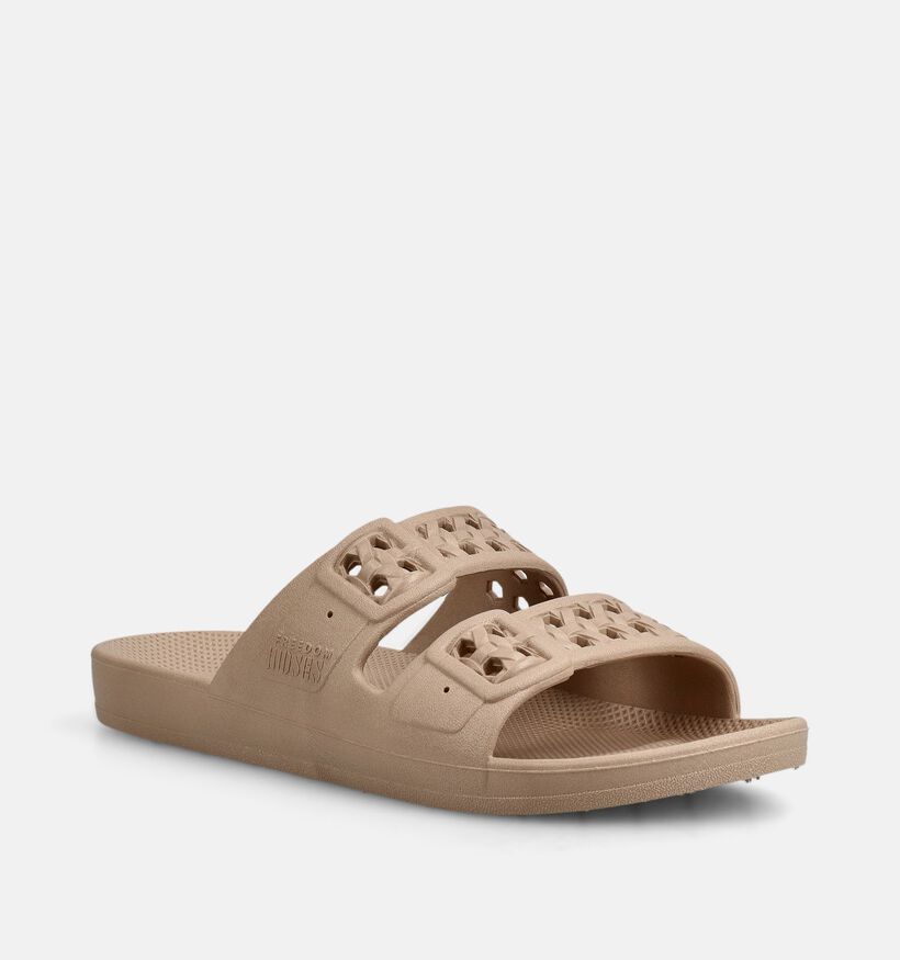 Freedom Moses Paz Claquettes en Beige pour femmes (370853)