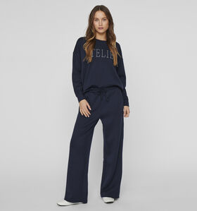 Vila Siffi Blauwe Wijde broek voor dames (351809)
