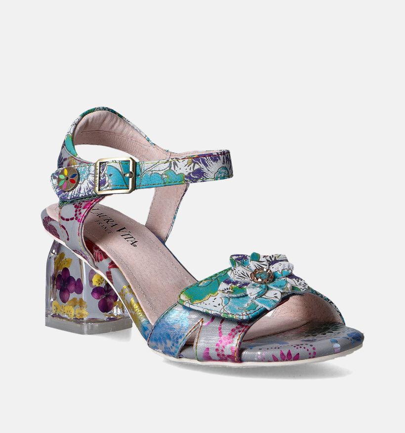 Laura Vita Framboiseo Sandales en Bleu pour femmes (356707)
