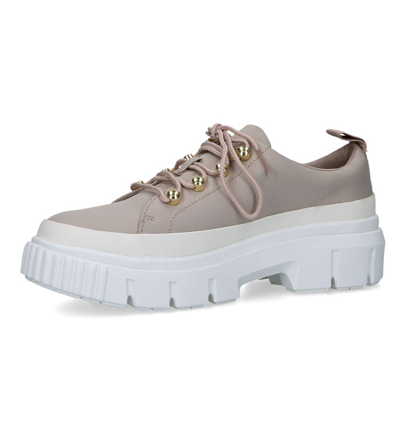 Timberland Greyfield Chaussures à lacets en Beige pour femmes (320593) - pour semelles orthopédiques