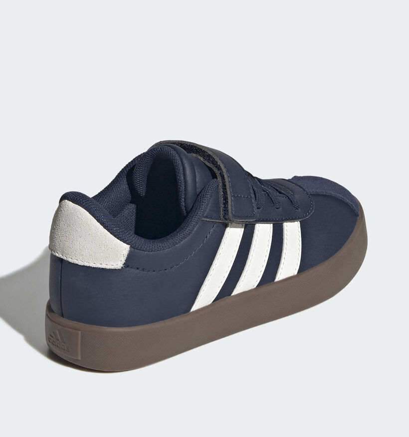 adidas VL Court 3.0 Donkerblauwe Sneakers voor meisjes, jongens (375495)