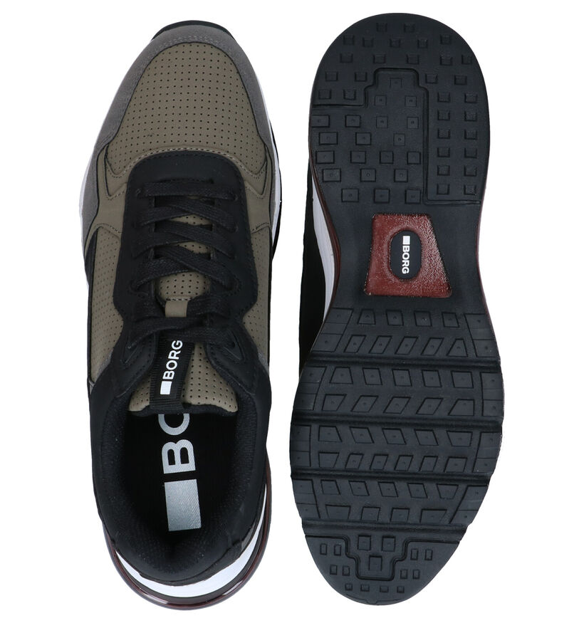 Björn Borg Chaussures à lacets en Noir en simili cuir (292416)