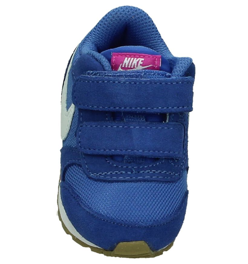 Nike Baskets basses en Bleu en daim (198109)