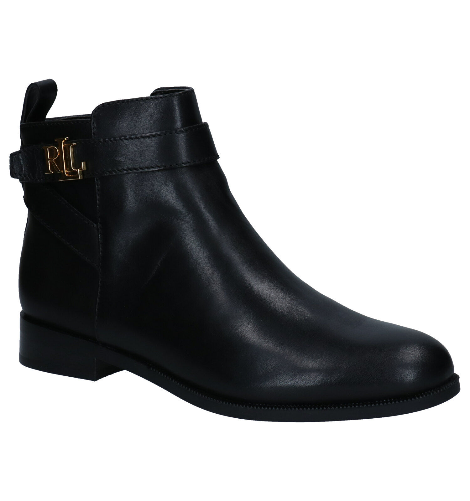 Lauren Ralph Lauren Bonne Zwarte Enkellaarzen Dames Enkellaarsjes Boots Online op TORFS.BE