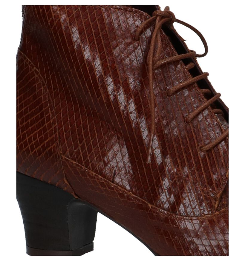 Brako Anatomics Cognac Enkellaarzen in lak (261389)