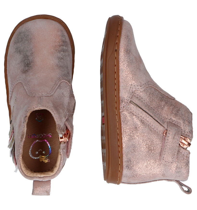 Shoo Pom Bouba Niglo Cognac Hoge Schoenen in nubuck (295706)