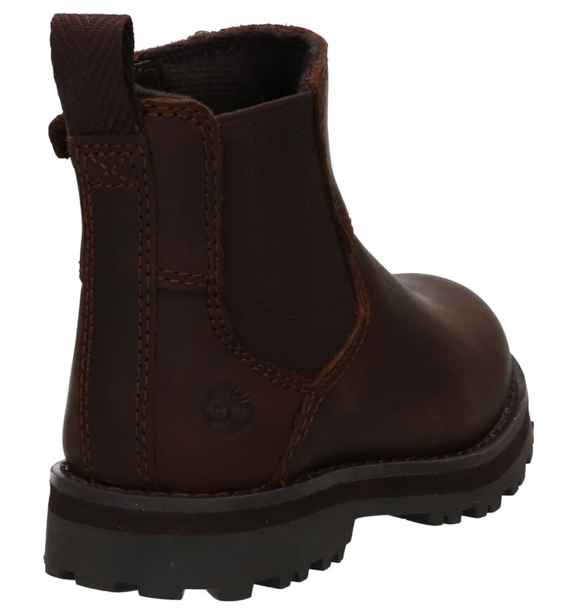 Timberland Courma Kid Chelsea Bottines en Marron pour garçons (313039) - pour semelles orthopédiques