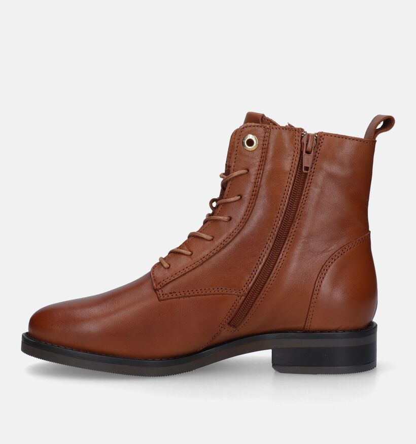 River Woods Marjo Cognac Enkellaarzen met veters voor dames (333137)