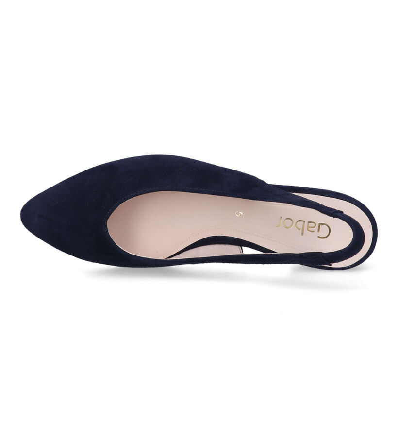 Gabor Escarpins slingback en Bleu pour femmes (323198)