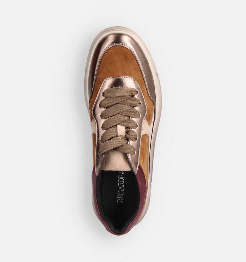 Regarde le Ciel Caris Chaussures à lacets en Cognac pour femmes (365549) - pour semelles orthopédiques