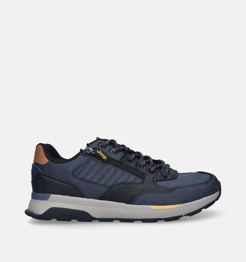 Jeep Ontario Zip Blauwe Veterschoenen voor heren (344458)