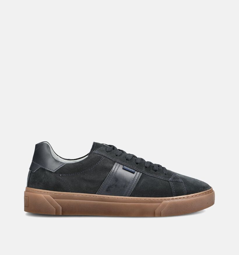 NeroGiardini Chaussures plates en Bleu fonc&eacute; pour hommes (382167) - pour semelles orthop&eacute;diques