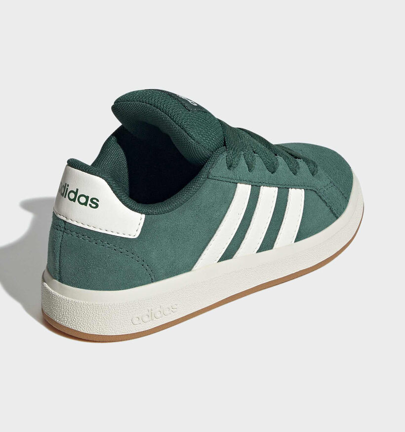 adidas Grand Court 00s Baskets basses en Vert pour filles, gar&ccedil;ons (375372)
