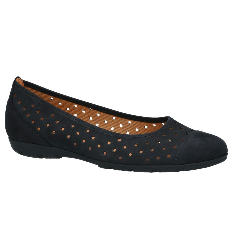 Gabor Hovercraft Ballerines en Noir en nubuck (271654)