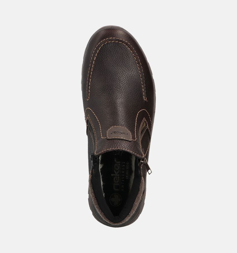 Rieker Bruine Boots met Rits voor heren (363505) - geschikt voor steunzolen