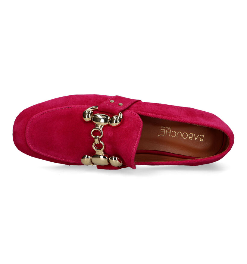 Babouche Loafers en Rose fuchsia pour femmes (325557)