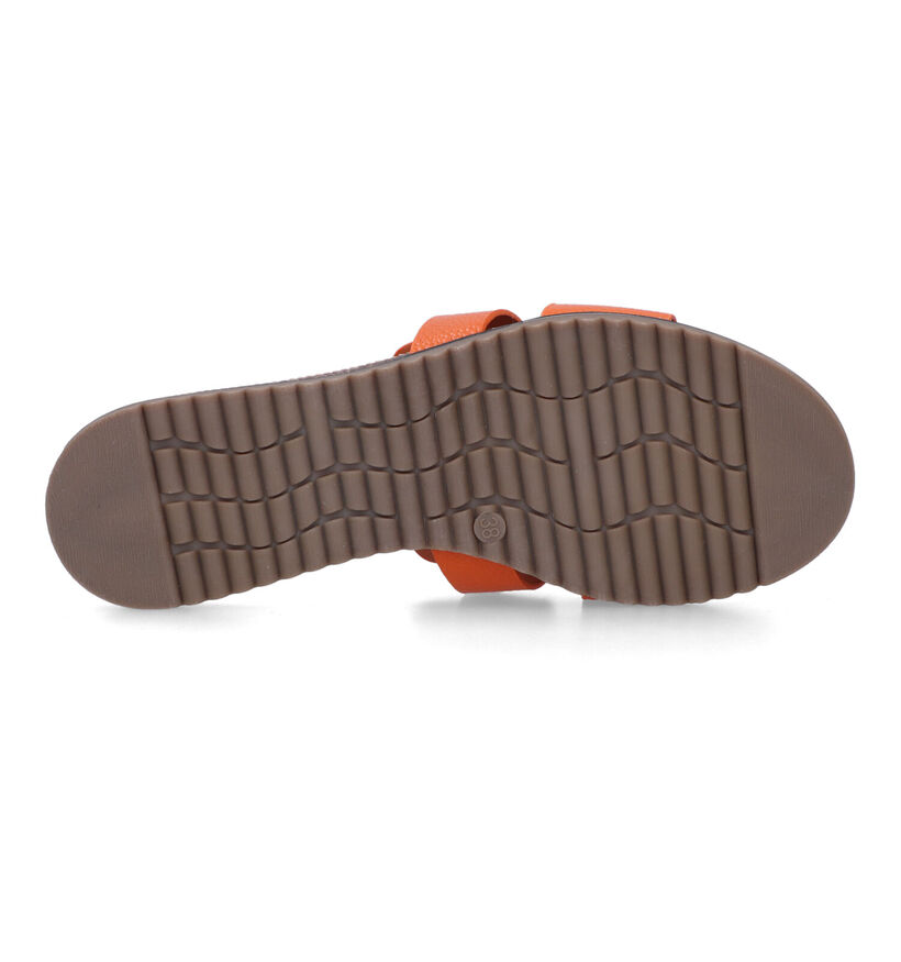 Esprit Nu-pieds plates en Orange pour femmes (320797)