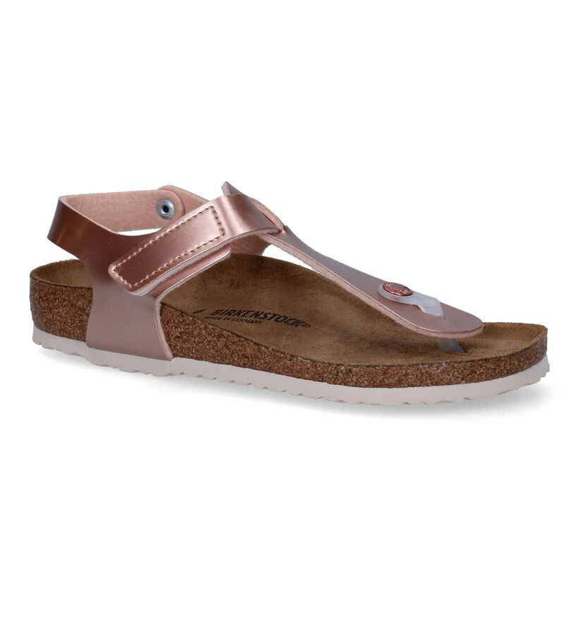 Birkenstock Kairo Sandales en Rose en simili cuir (286791)