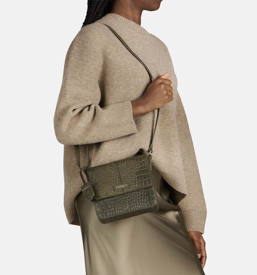 Burkely Colbie Sac porté croisé en Vert Kaki pour femmes (347976)