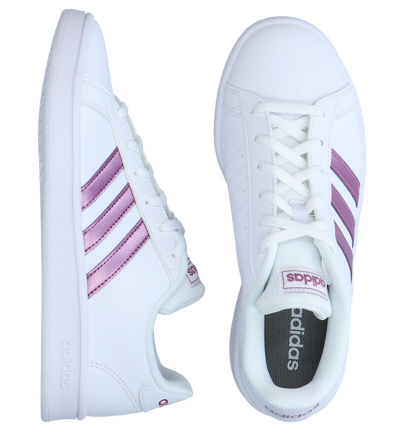 adidas Grand Court Zwarte Sneakers voor dames (334388) - geschikt voor steunzolen