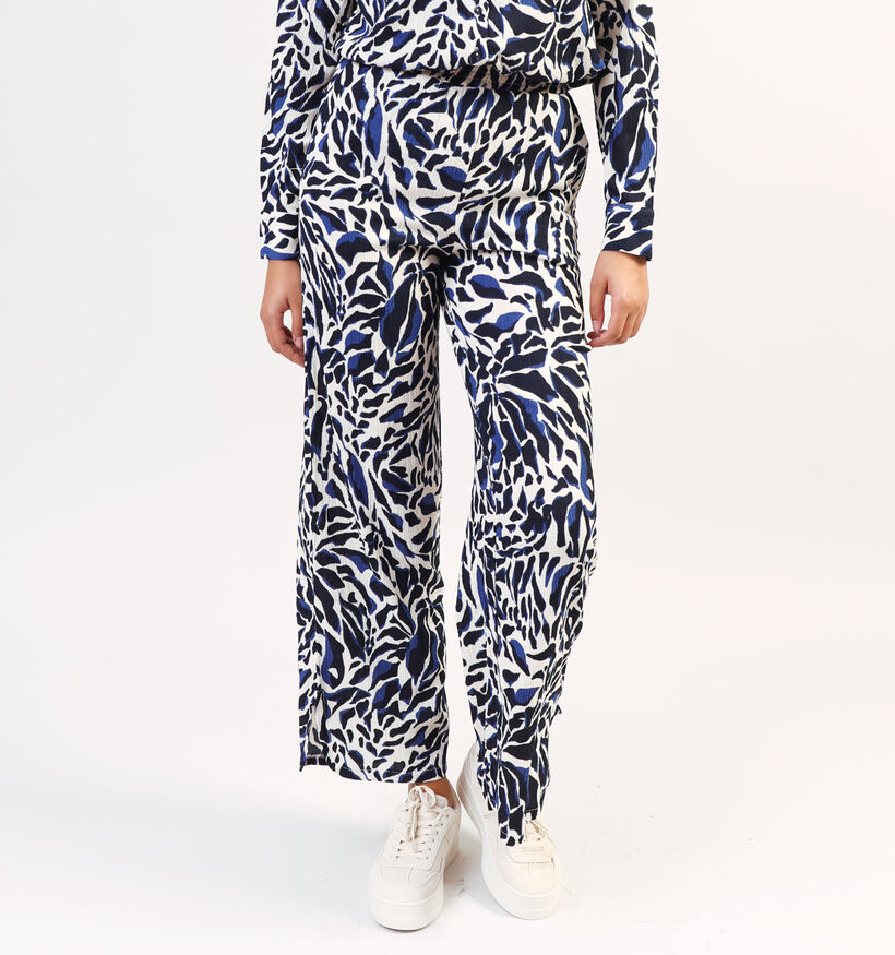 Vila Laya Pantalon large en Bleu pour femmes (353038)