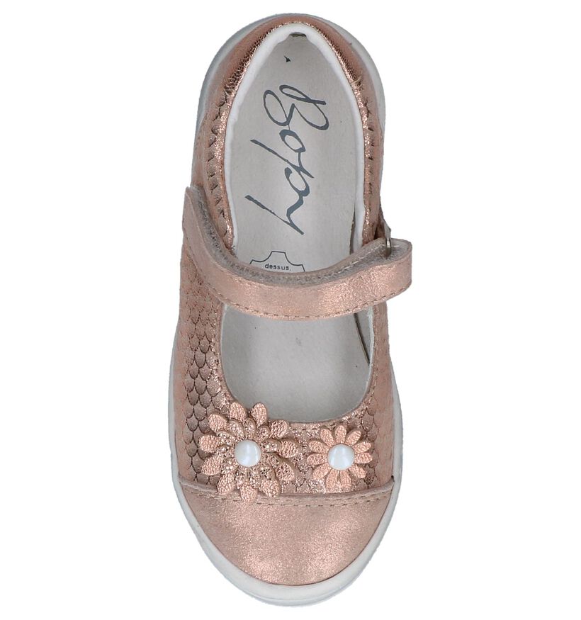 Rose Golden Ballerina's Bopy satato in leer (242843)