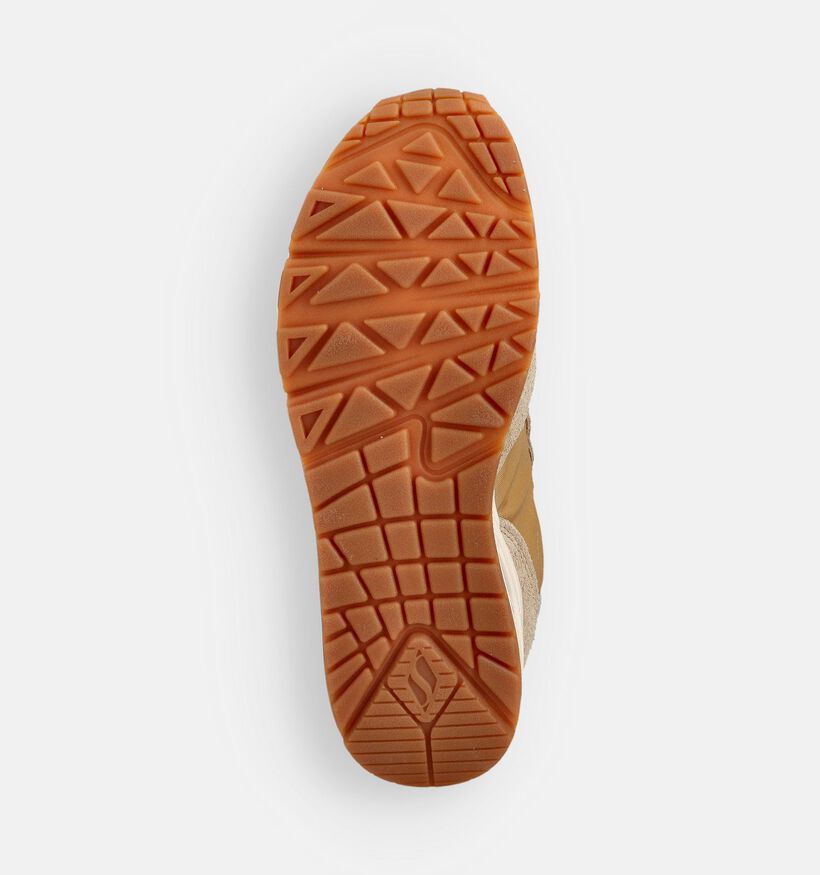 Skechers Uno Baskets sportives en Marron/Beige pour femmes (359729)