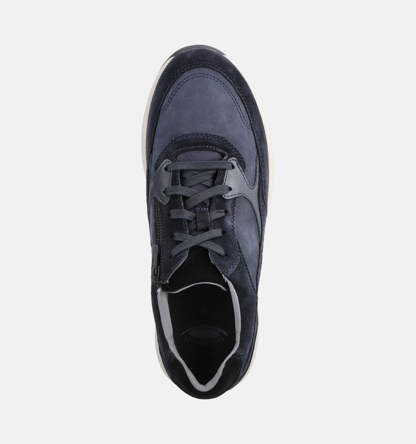 Gabor Chaussures plates en Bleu fonc&eacute; pour hommes (380910) - pour semelles orthop&eacute;diques